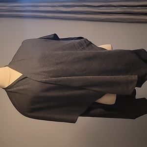 Loft charcoal gray shoulder wrap